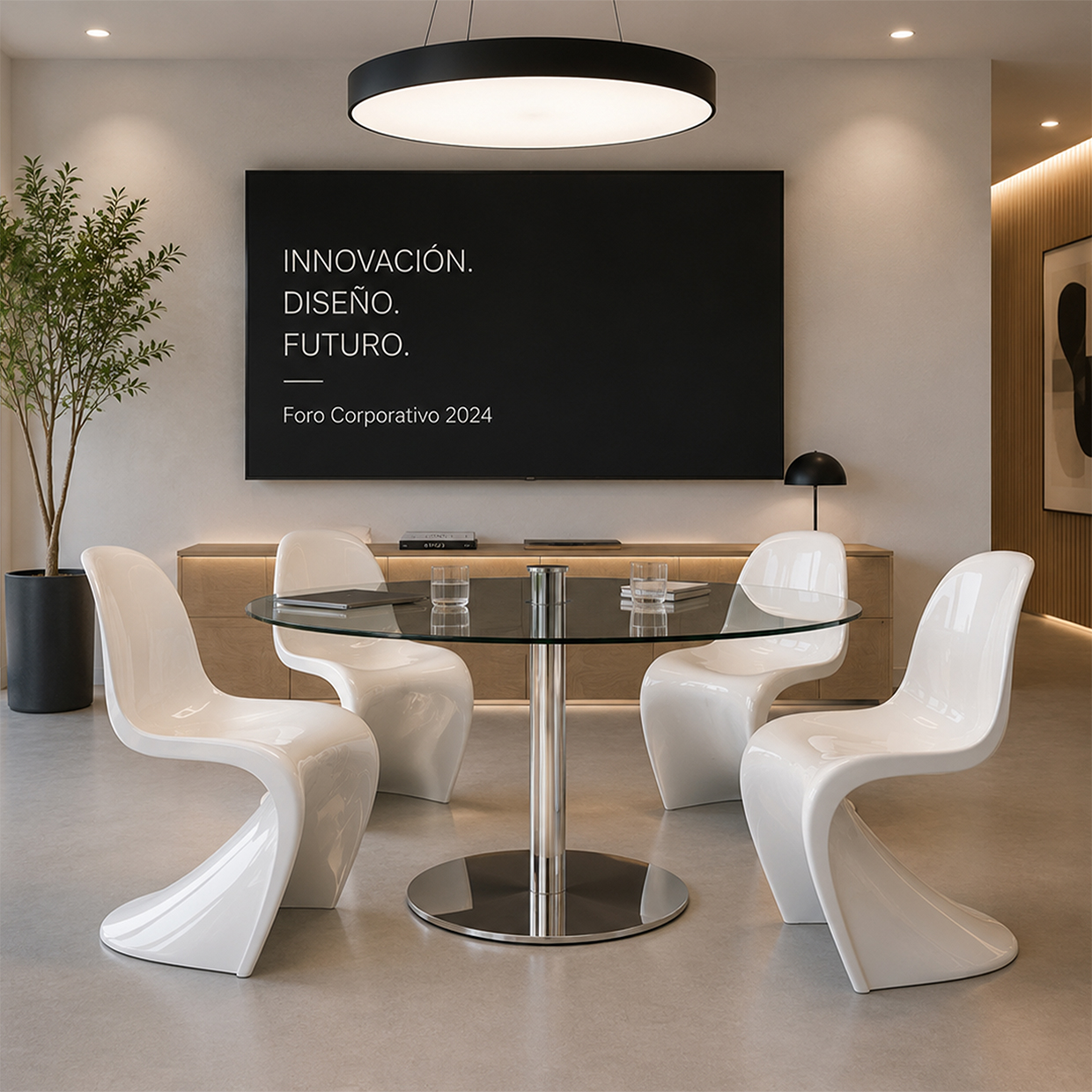 silla panton puesta