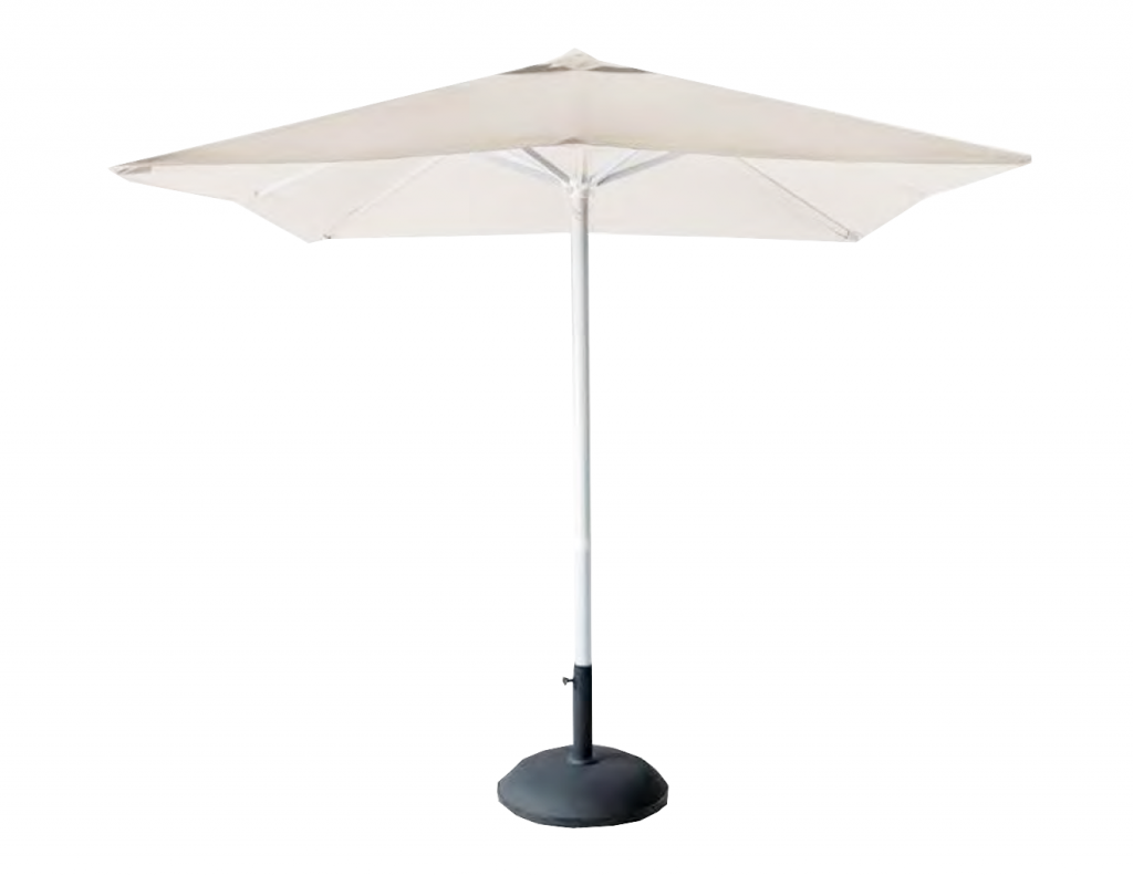 Sombrilla cuadrada de 2x2m | Alquiler de muebles y eventos